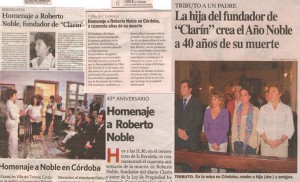 homenaje02 El Homenaje reflejado en los medios